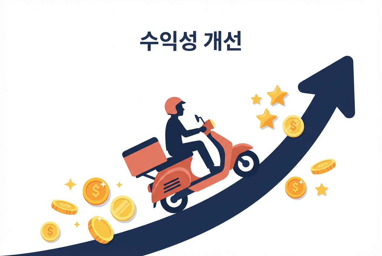 배달 수익성 개선 3가지 전략