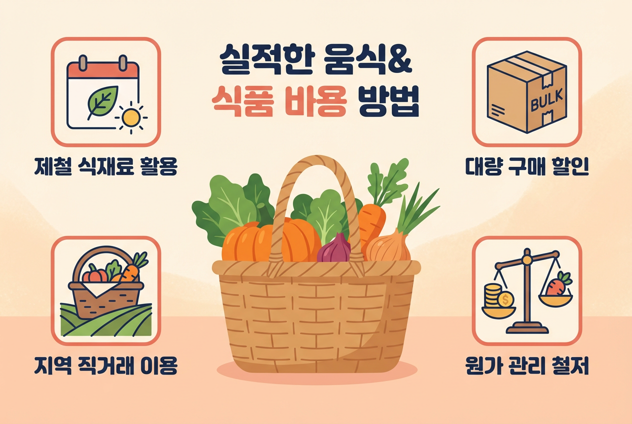 식자재 비용 절감 5가지 실천 방법