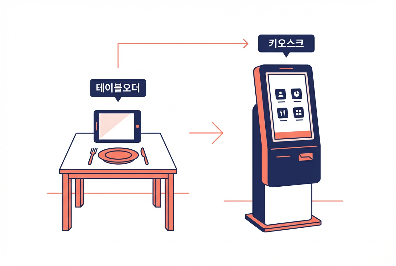 테이블오더와 키오스크 도입 비용 상세